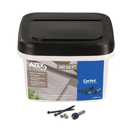 Adornos 2.75 in. Torx TTAP Star Head Island Oak Carbon Steel Hidden Deck Fastener, 1050PK AD1738961